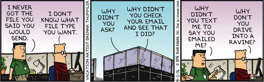 Dilbert Cartoon